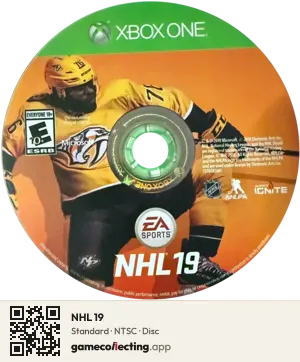NHL 19 Xbox One, NTSC disc