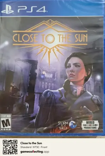 Close to the Sun PlayStation 4, NTSC box front