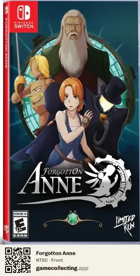Forgotton Anne Nintendo Switch, NTSC box front