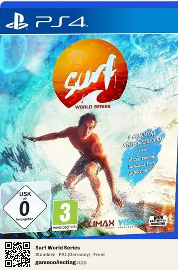 Surf World Series PlayStation 4, Germany box front