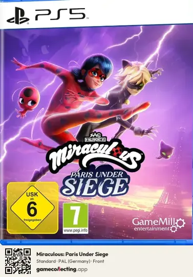 Miraculous: Paris Under Siege PlayStation 5, Germany box front