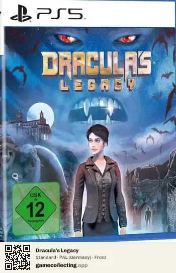 Dracula's Legacy PlayStation 5, Germany box front