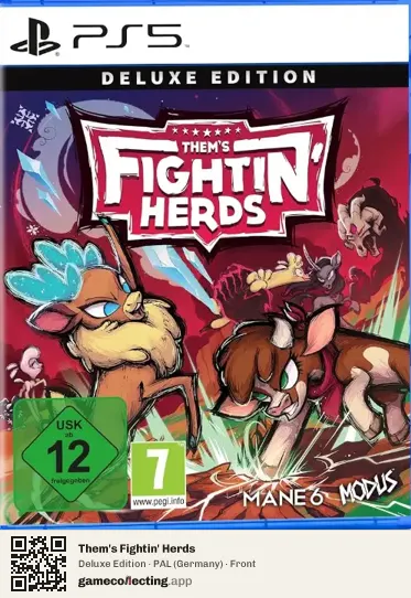 Them's Fightin' Herds PlayStation 5, Germany box front