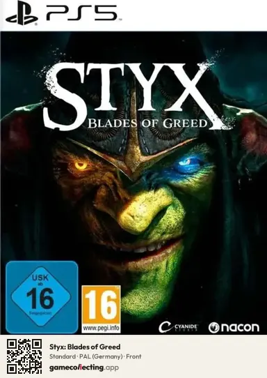 Styx: Blades of Greed PlayStation 5, Germany box front