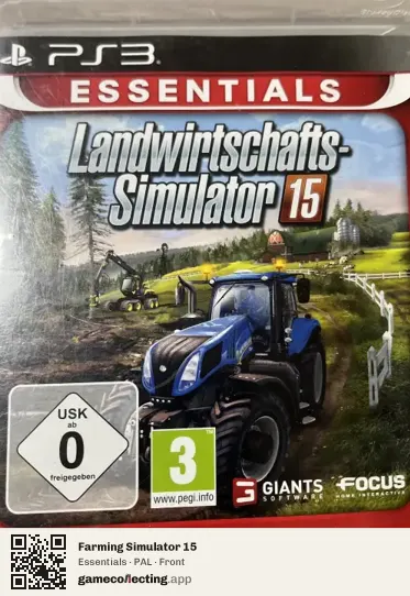 Farming Simulator 15 PlayStation 3, PAL box front
