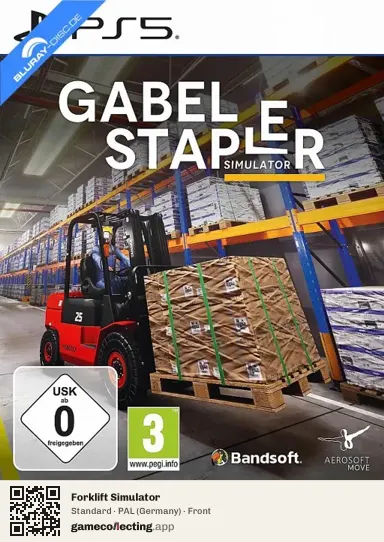 Forklift Simulator PlayStation 5, Germany box front