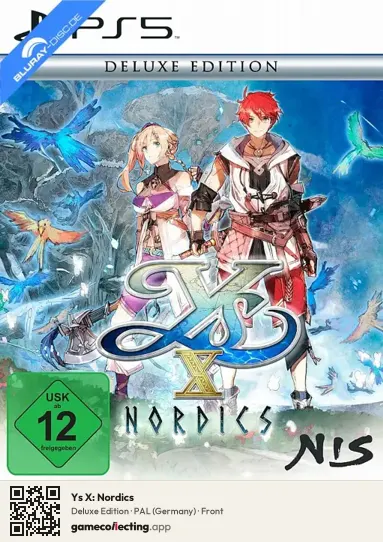 Ys X: Nordics PlayStation 5, Germany box front