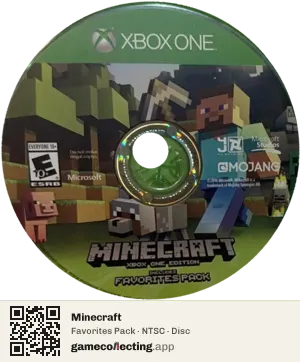 Minecraft Xbox One, NTSC disc