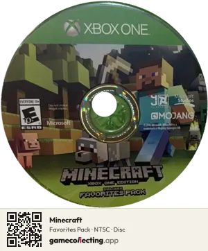 Minecraft Xbox One, NTSC disc
