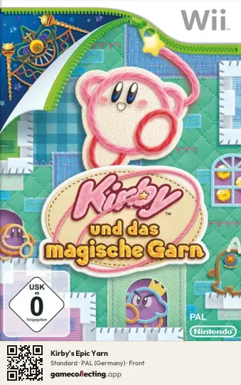 Kirby's Epic Yarn Nintendo Wii, Germany box front