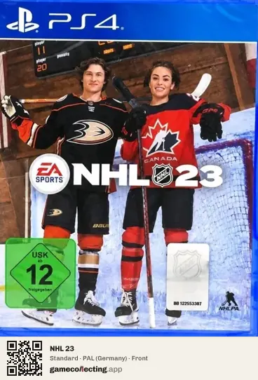 NHL 23 PlayStation 4, Germany box front