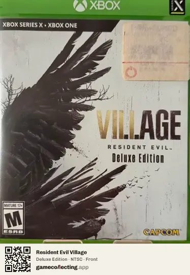 Resident Evil Village Xbox Series X, NTSC box front