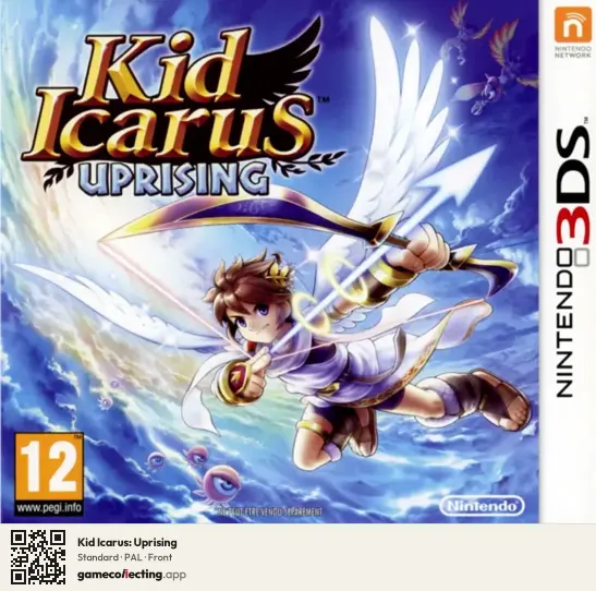 Kid Icarus: Uprising Nintendo 3DS, PAL box front