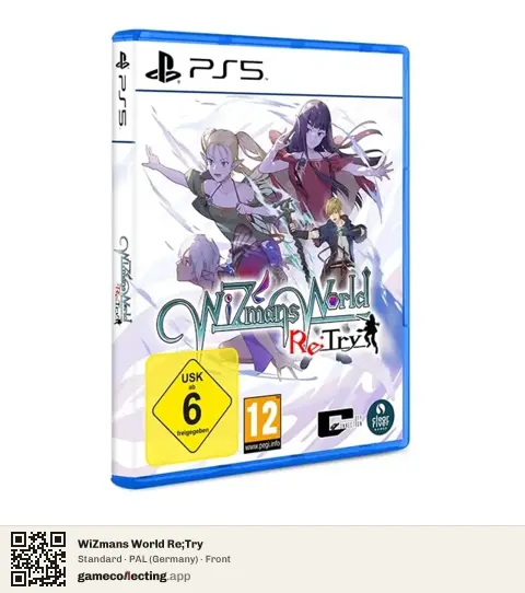 WiZmans World Re;Try PlayStation 5, Germany box front