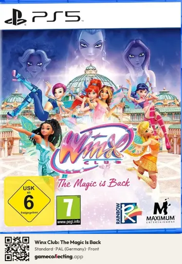 Winx Club: The Magic Is Back PlayStation 5, Germany box front