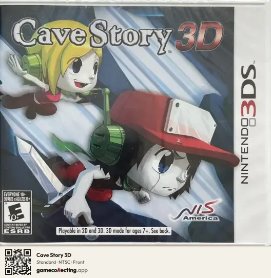 Cave Story 3D Nintendo 3DS, NTSC box front