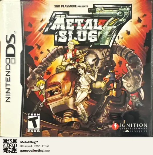 Metal Slug 7 Nintendo DS, NTSC box front