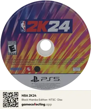 NBA 2K24 PlayStation 5, NTSC disc