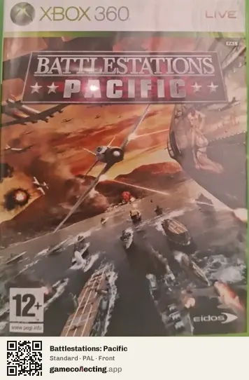 Battlestations: Pacific Xbox 360, PAL box front