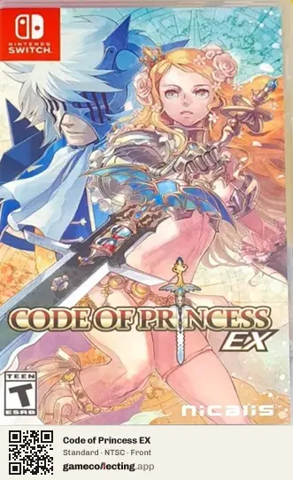 Code of Princess EX Nintendo Switch, NTSC box front