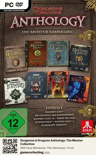 Dungeons & Dragons Anthology: The Master Collection Computer, Germany box front