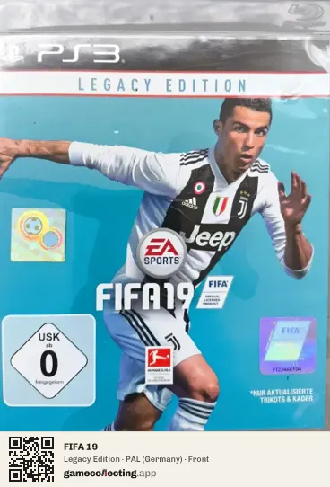 FIFA 19 PlayStation 3, Germany box front