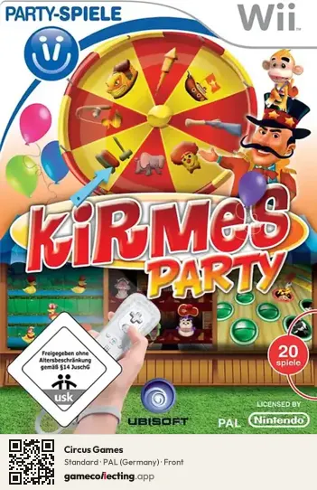 Circus Games Nintendo Wii, Germany box front