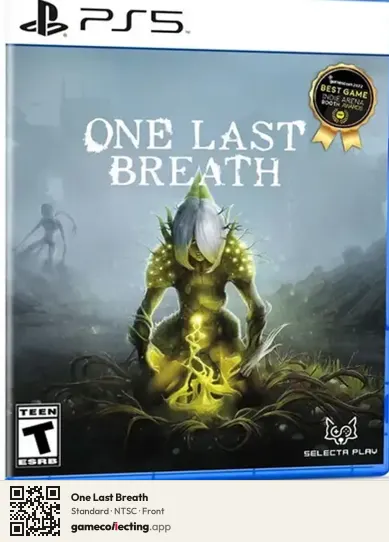 One Last Breath PlayStation 5, NTSC box front