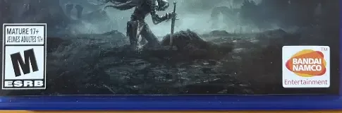Elden Ring, the ESRB box on its front