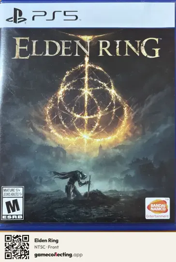 Elden Ring PlayStation 5, NTSC box front