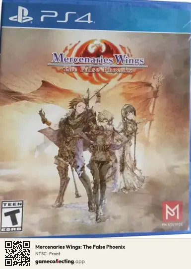 Mercenaries Wings: The False Phoenix PlayStation 4, NTSC box front