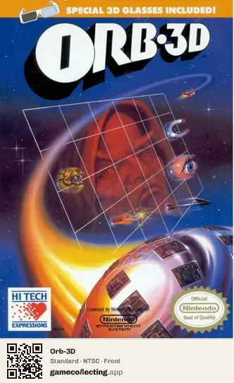 Orb-3D Nintendo Entertainment System, NTSC box front