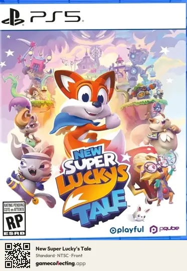 New Super Lucky's Tale PlayStation 5, NTSC box front