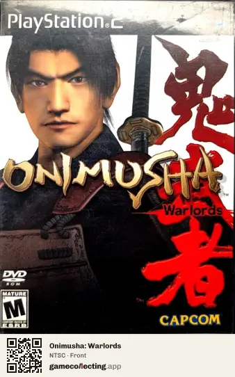 Onimusha: Warlords PlayStation 2, NTSC box front