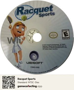 Racquet Sports Nintendo Wii, NTSC disc