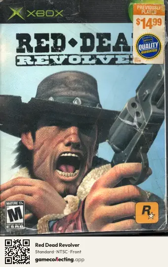 Red Dead Revolver Xbox, NTSC box front