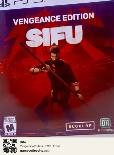 Sifu PlayStation 5, NTSC box front