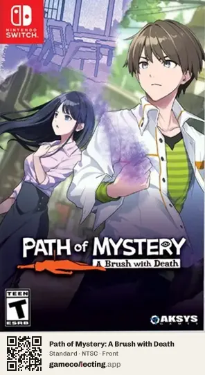 Path of Mystery: A Brush with Death Nintendo Switch, NTSC box front
