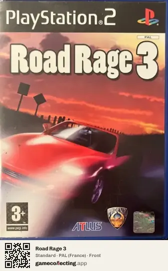 Road Rage 3 PlayStation 2, France box front