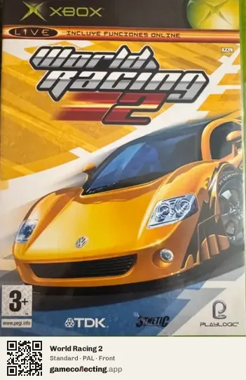 World Racing 2 Xbox, PAL box front
