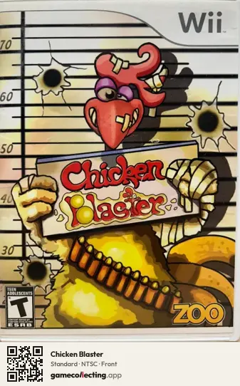 Chicken Blaster Nintendo Wii, NTSC box front