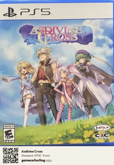 Asdivine Cross PlayStation 5, NTSC box front