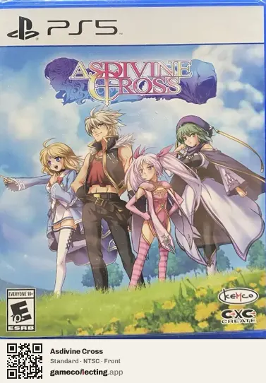 Asdivine Cross PlayStation 5, NTSC box front