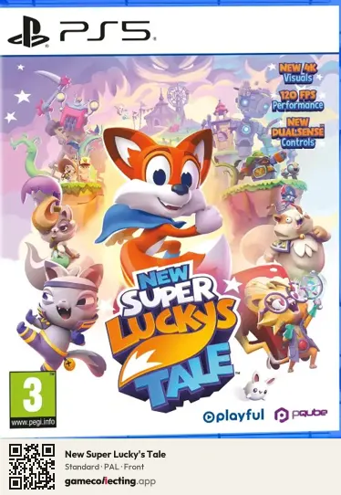 New Super Lucky's Tale PlayStation 5, PAL box front