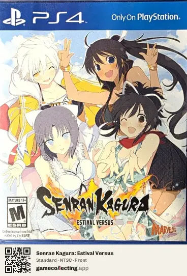 Senran Kagura: Estival Versus PlayStation 4, NTSC box front