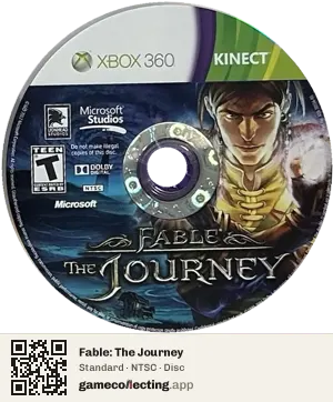 Fable: The Journey Xbox 360, NTSC disc