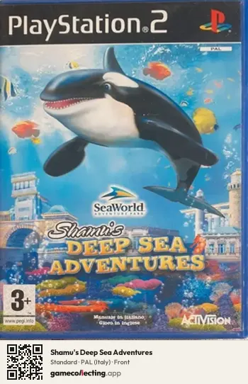 Shamu's Deep Sea Adventures PlayStation 2, Italy box front