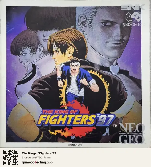 The King of Fighters '97 Neo Geo CD, NTSC box front
