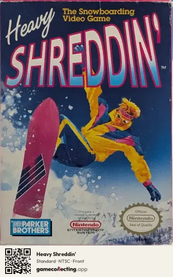 Heavy Shreddin' Nintendo Entertainment System, NTSC box front