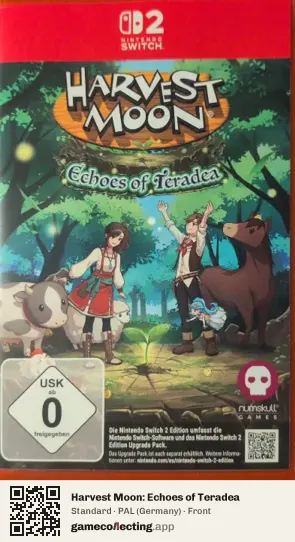 Harvest Moon: Echoes of Teradea Nintendo Switch 2, Germany box front